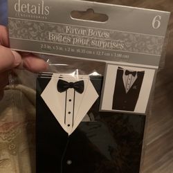 New Groom Box Wedding Favor Boxes 
