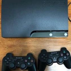 Ps3  Console 2 Controller With It 