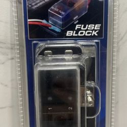 12V 4-Way Blade Fuse Box Holder Power Block For Car