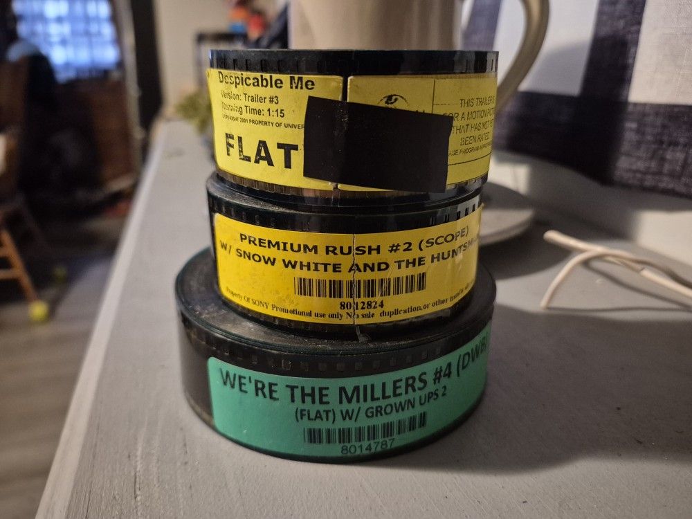 35mm Film Movie Trailers- Lot