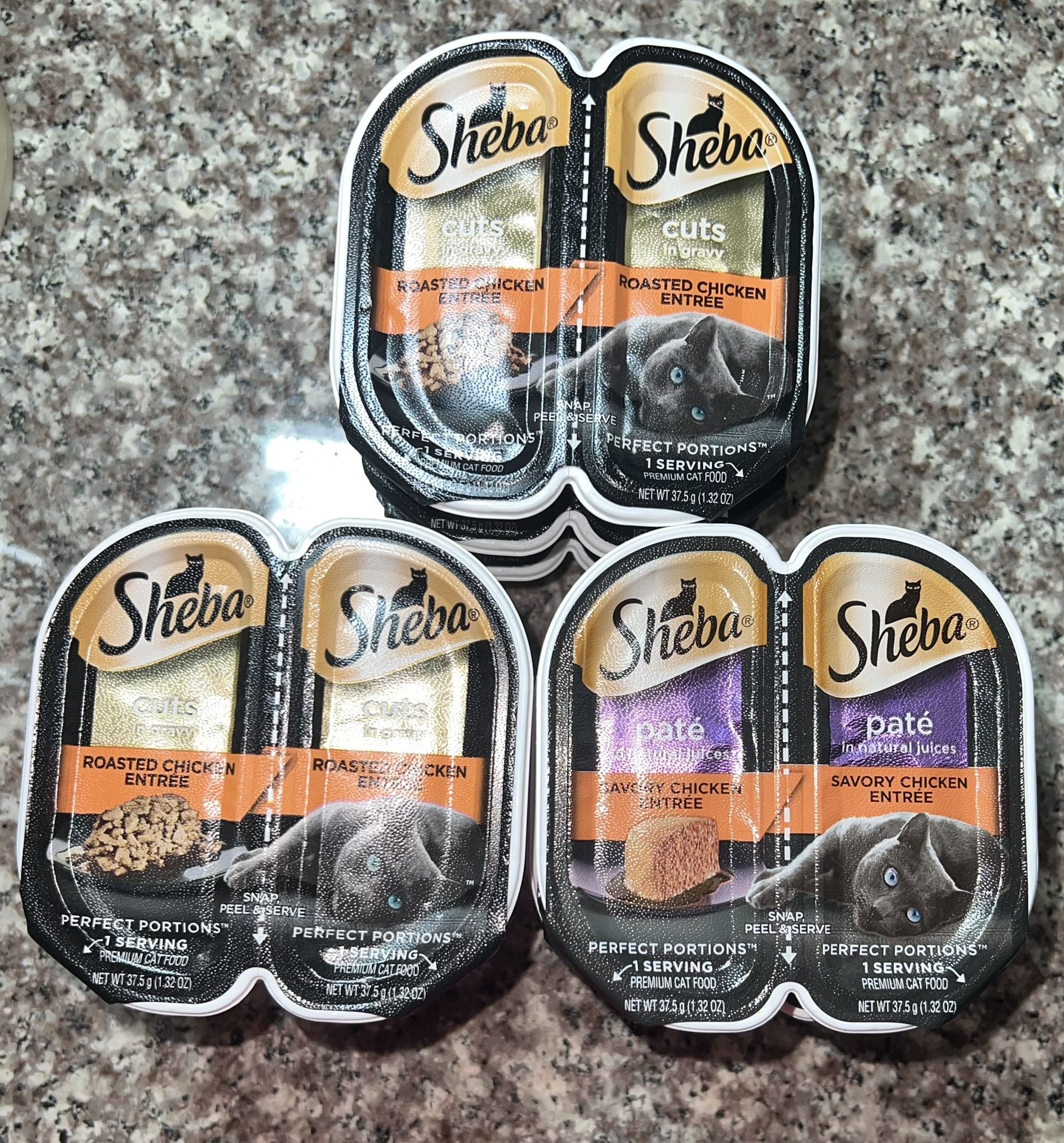 9 - Sheba Cat Food 1.32oz Set