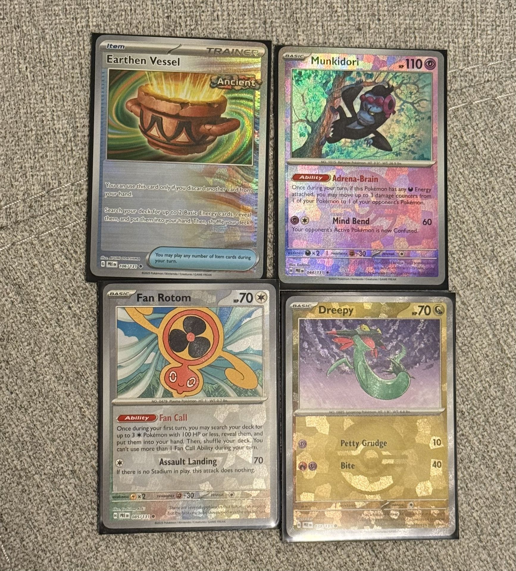 2025 Pokemon Prismatic Evolutions Poke Ball Reverse Holos