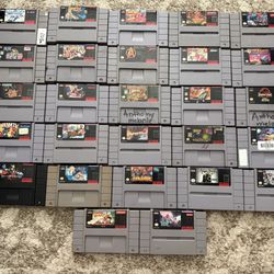 Super Nintendo Games 20 Each