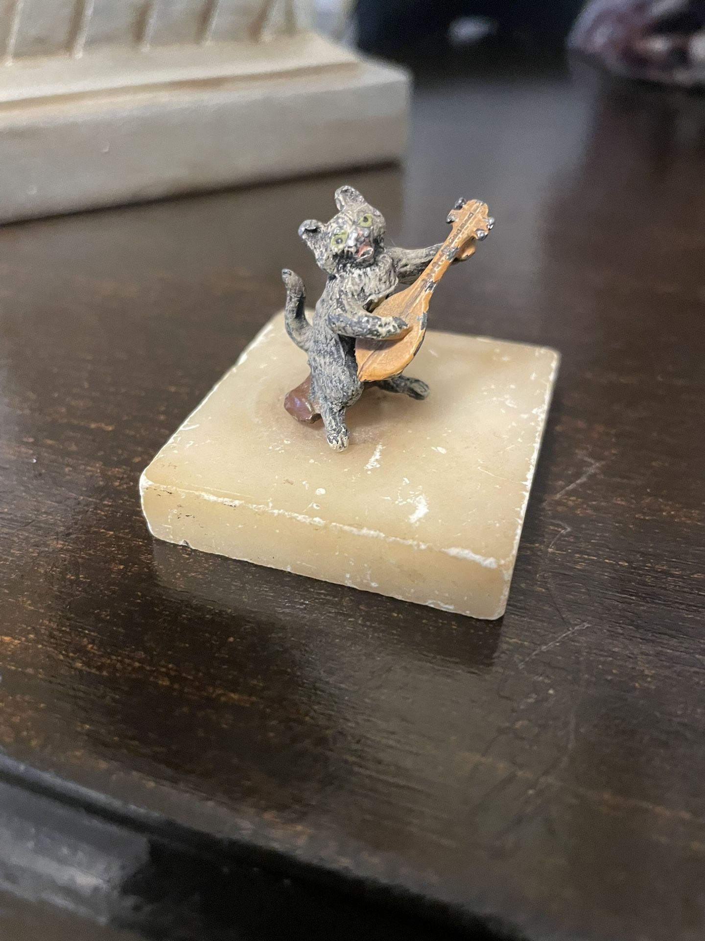 Authentic Brass Franz Bergman Cat Figure