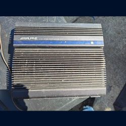 Amp For Repair Kinda Works Old School Alpine
