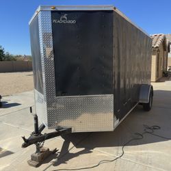 2018 14x7 Enclosed Utility Trailer. 