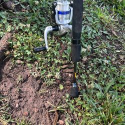 Used Fishing Rod And  Reel 