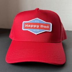 Happy Dad Seltzer Red Trucker Hat 