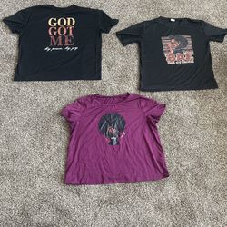 Lot of 3 size 1XL SHEIN women’s tees