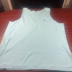 Guy Harvey Tank Top Mens 2XL Blue Graphic Print