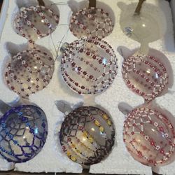Beaded Christmas Ornaments 