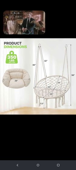 Super Cute Hanging Chair Boho Style