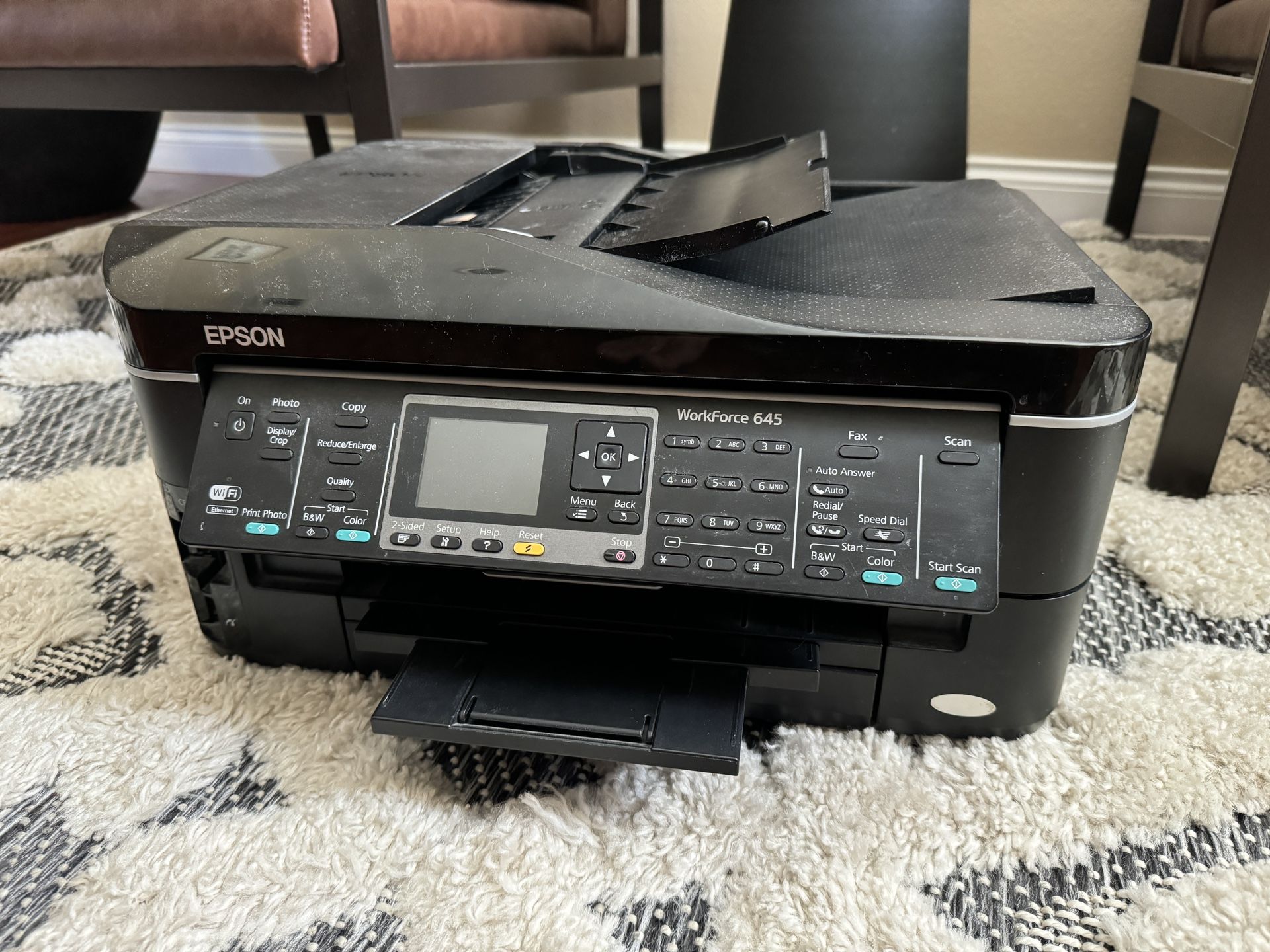 Epson Workforce 645 Printer, Copier, Fax And Scanner