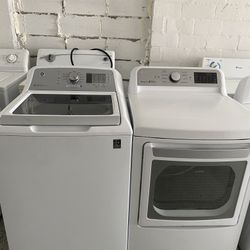 GE WASHER. AND. LG. DRYER. 