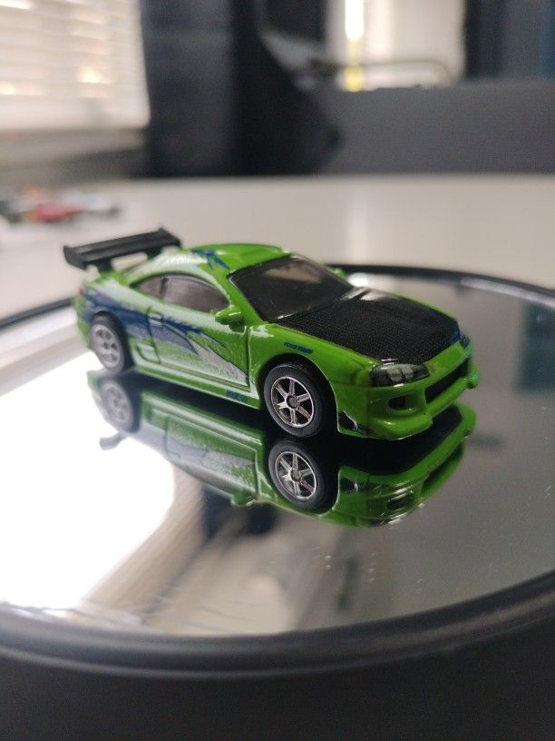 Hot Wheels Fast & Furious 95 Mitsubishi Eclipse Green Loose . ( Diecast Box)