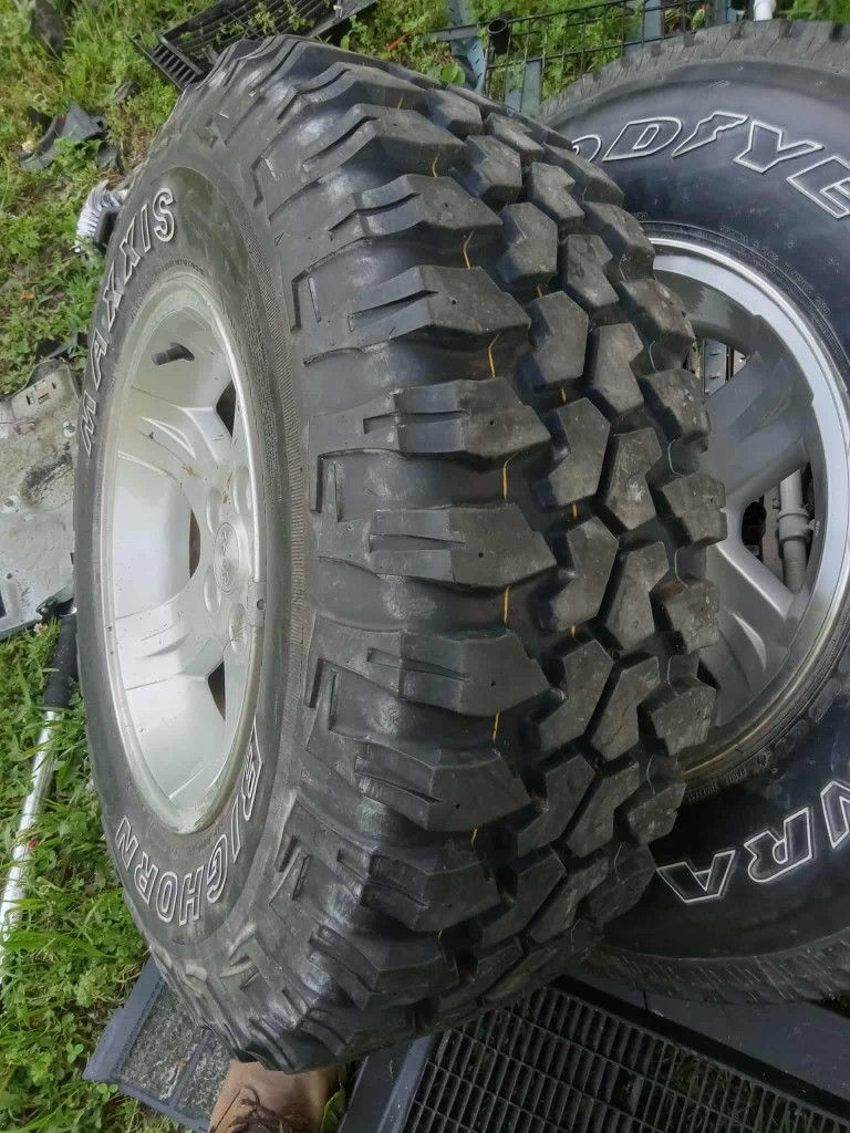 Complete Set Of Mud Tires 