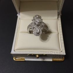 Custom Vintage Style Diamond Ring