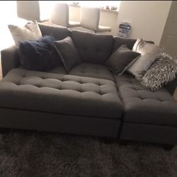 Brand New Sectional Sofa Couch With Ottoman 
