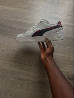PUMA × Porsche Legacy CA Pro Tartan White Redmazing Size 12 308418-01