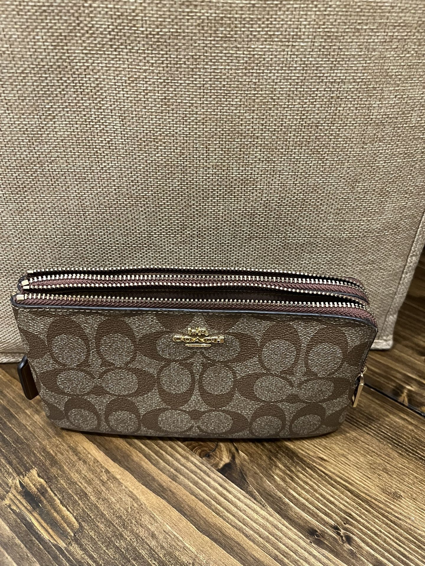 Coach Double Pouch Wallet