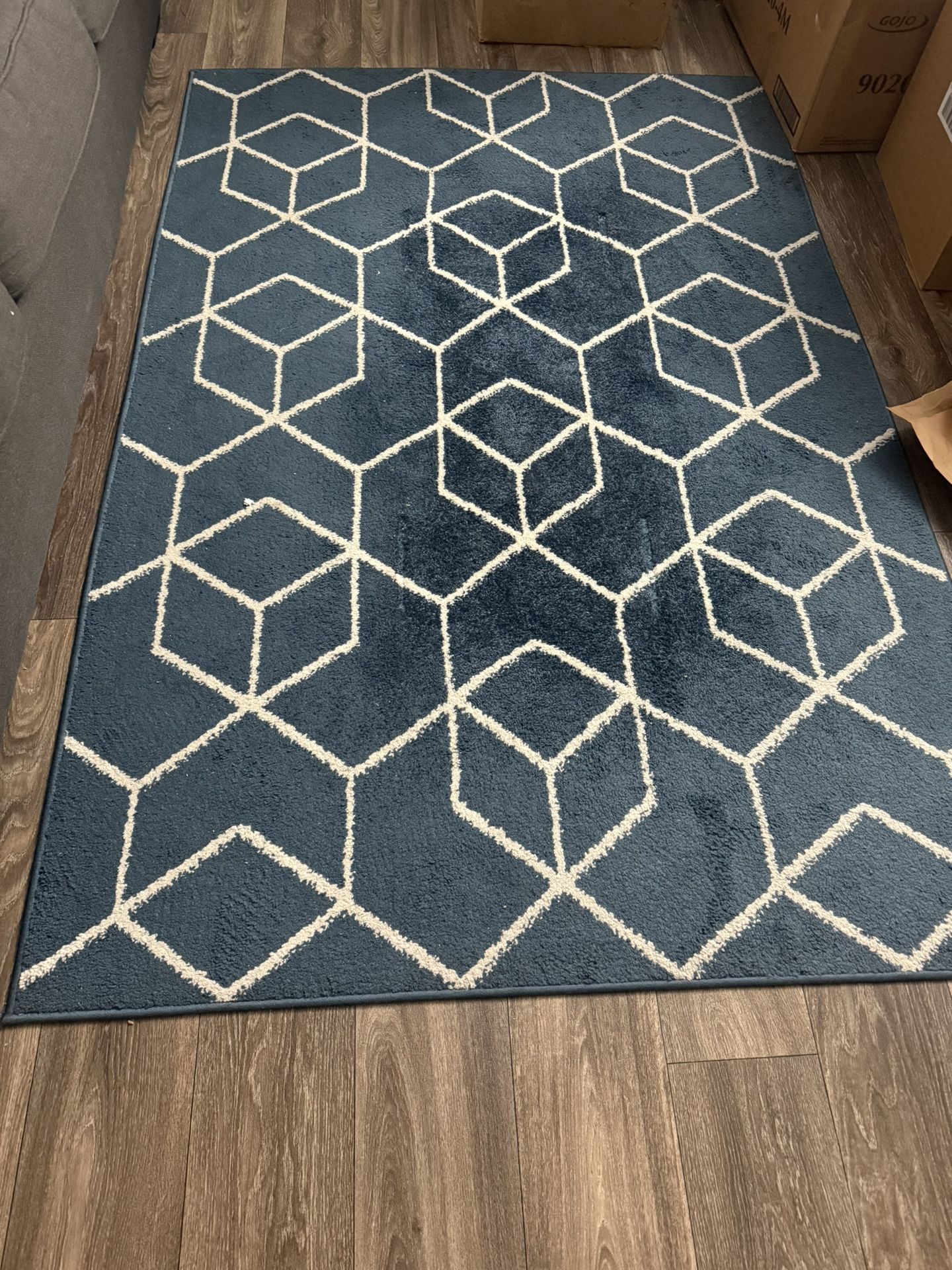 Used Area Rug 73in X 48in
