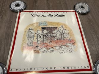 Vintage Garrison Keillor The Family Radio Poster A Prairie Home Companion 23” x 23”