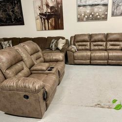 Ashley Reclining Sofas and Loveseats Finance and Delivery Available Stoneland