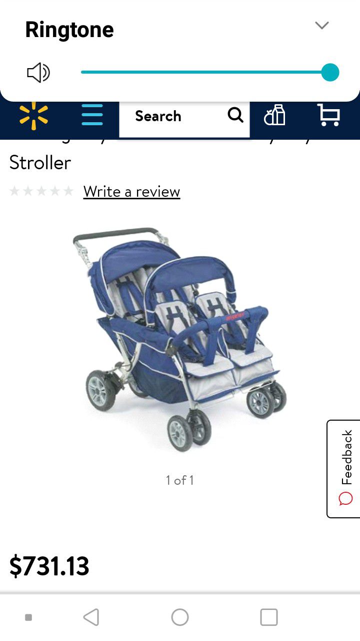 Quad Baby Stroller , 4 child