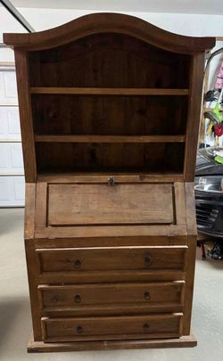 Rustic bookcase/secretary
