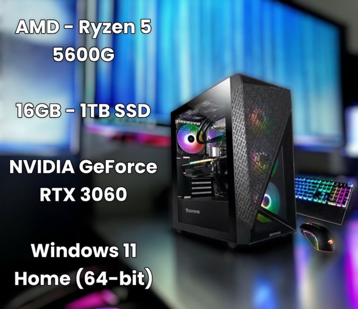 Gaming Pc (no Keyboard Or Mouse Included)