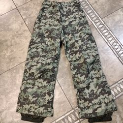 Burton Snow Camo Pants Teen Size L Youth