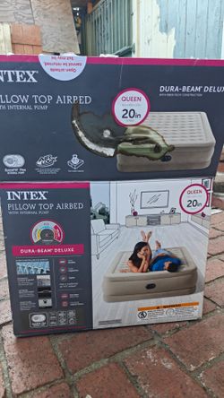 Intex dura-beam deluxe Queen air mattress