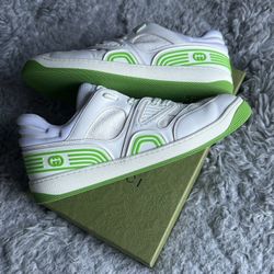 Green and White Gucci Basketball 