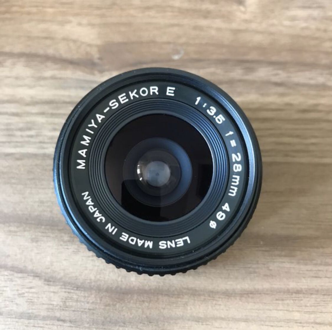 Set of 2 Mamiya-Sekor Camera Lenses: 28mm f3.5 and 50mm f2.0