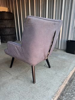 Selling a mid-century/retro style upholstered accent chair