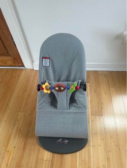 BabyBjorn Bouncer fBliss Grey with Toy Bar