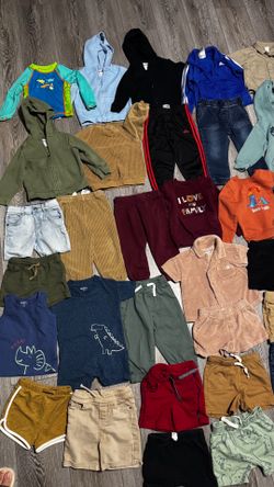 Baby boy clothes bundle size 18,24 in perfect condition