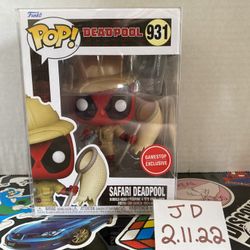Safari Deadpool Funko Pop