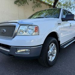 2004 FORD.F150.LARIAT,.CLEAN .AUTO-CHECK, CREW.CAB, COLD.AC, RUNS.GREAT, NICE.TRUCK, FINANCE AVAILABLE 🚘