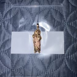 San Judas (saint Jude) Pendant 10 Karat 