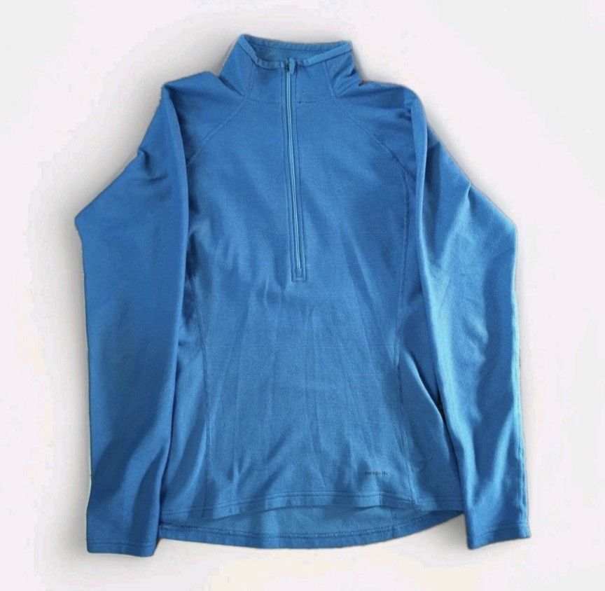 Patagonia Capilene 3 Women's M Midweight 1/4 Zip Pullover Blue