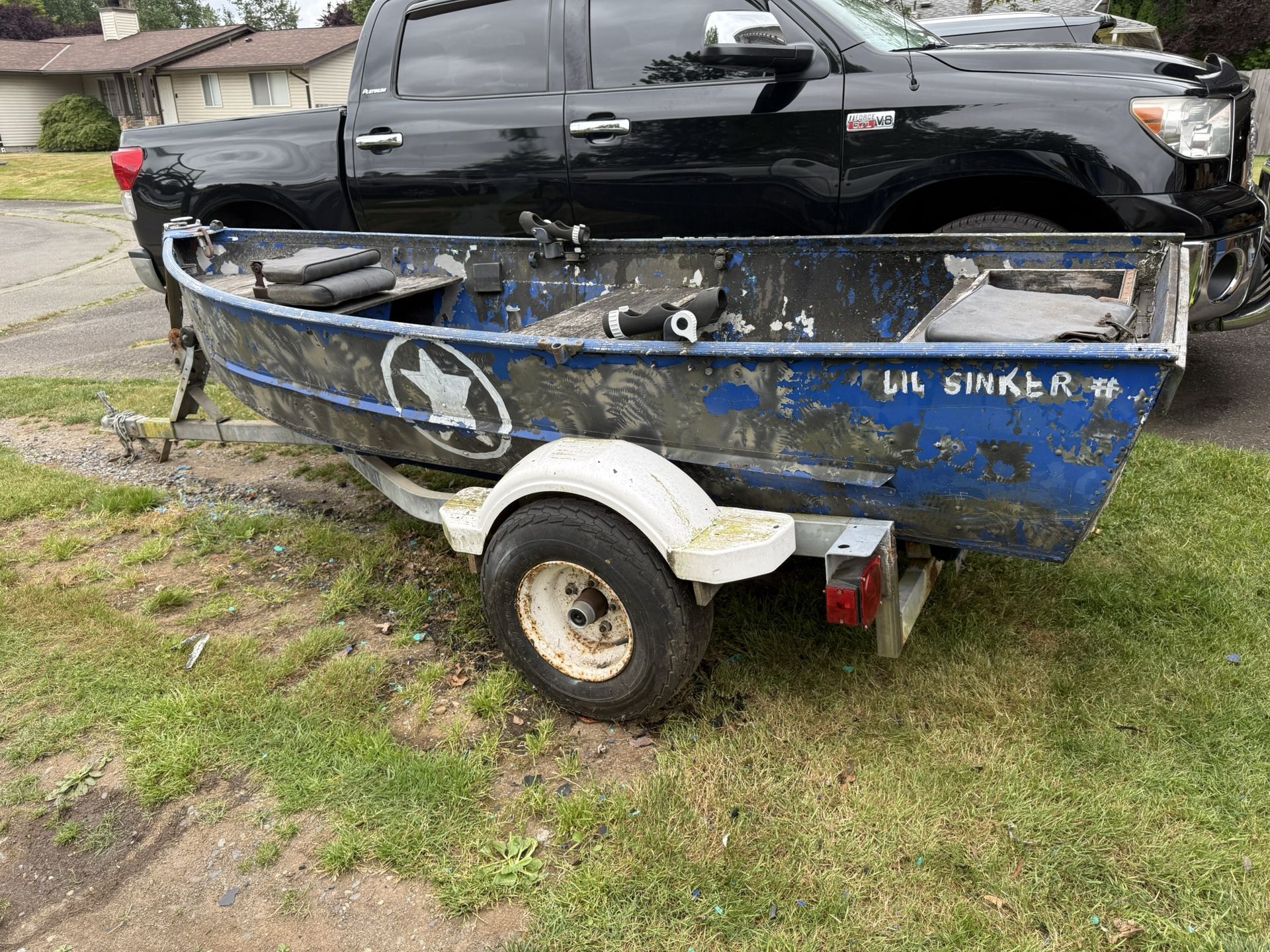 Fishing Boat And Trailer