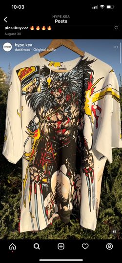 Hypeka THE HUNT WOLVERINE T-SHIRT 2XL WEAPON X MARVEL