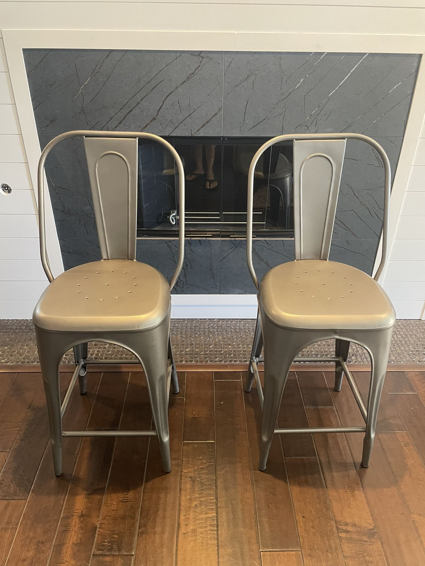 Restoration Hardware Remy Bar Stools Set Of 2