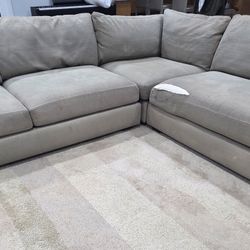 CRATE AND BARREL SECTIONAL SOFA