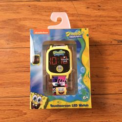 NWT Spongebob Touchscreen LED watch