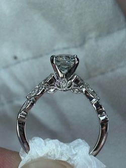 1.99C Grey Sapphire Engagement band (1 of 1 diamond)