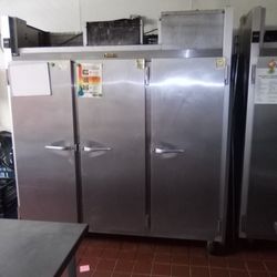 Three Door Freezer Stainless Steel