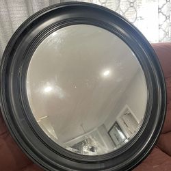 Large cute round mirror for living room and dining room.