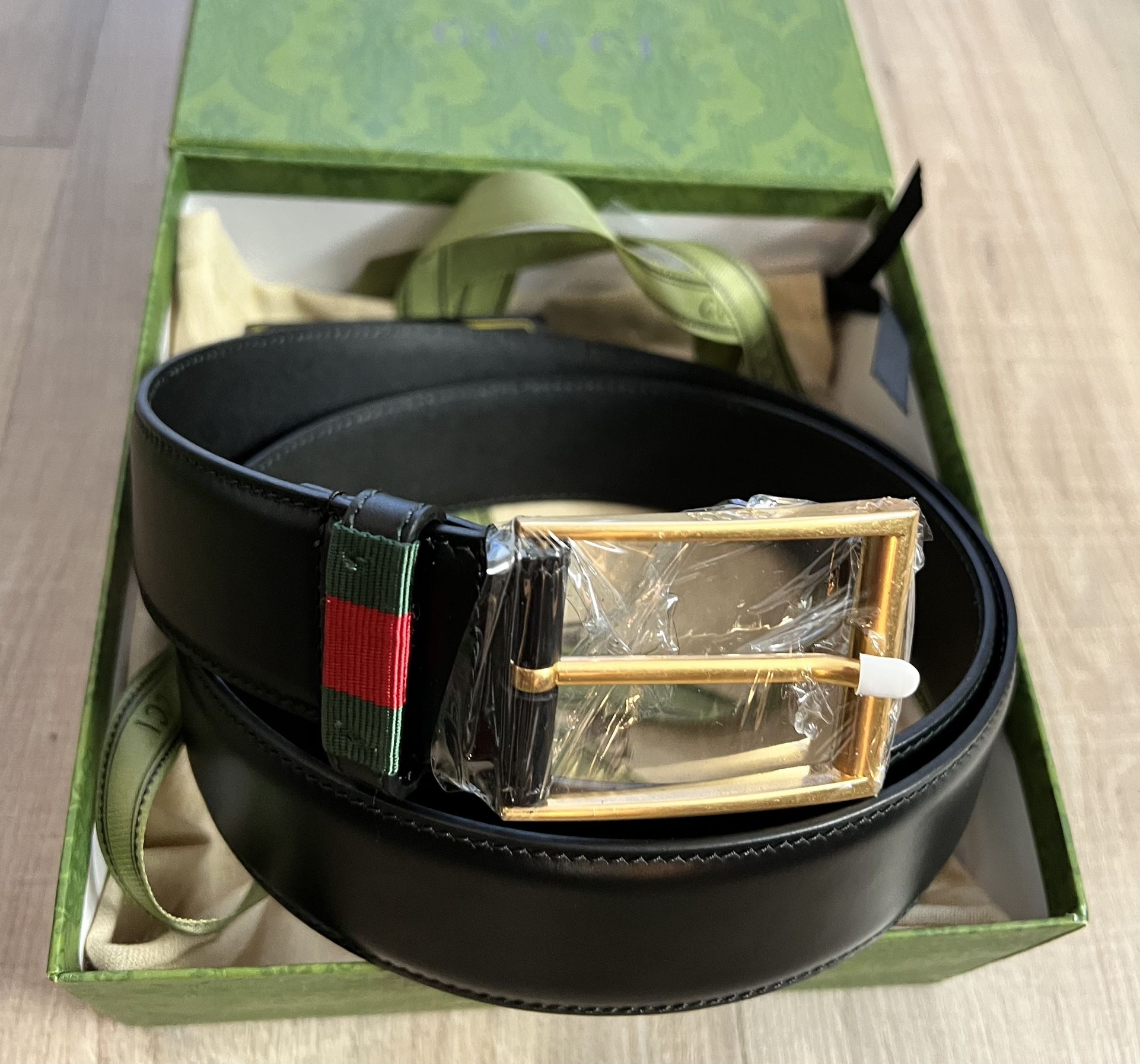 Leather Belt Men’s GG Brand New